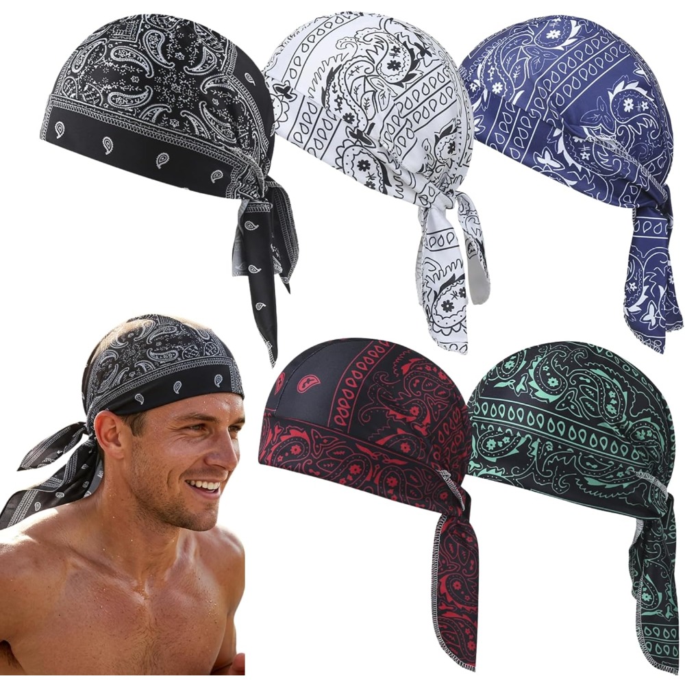 Cycling Gear Helmet - 1-5pcs Cooling Skull Cap Helmet Liner