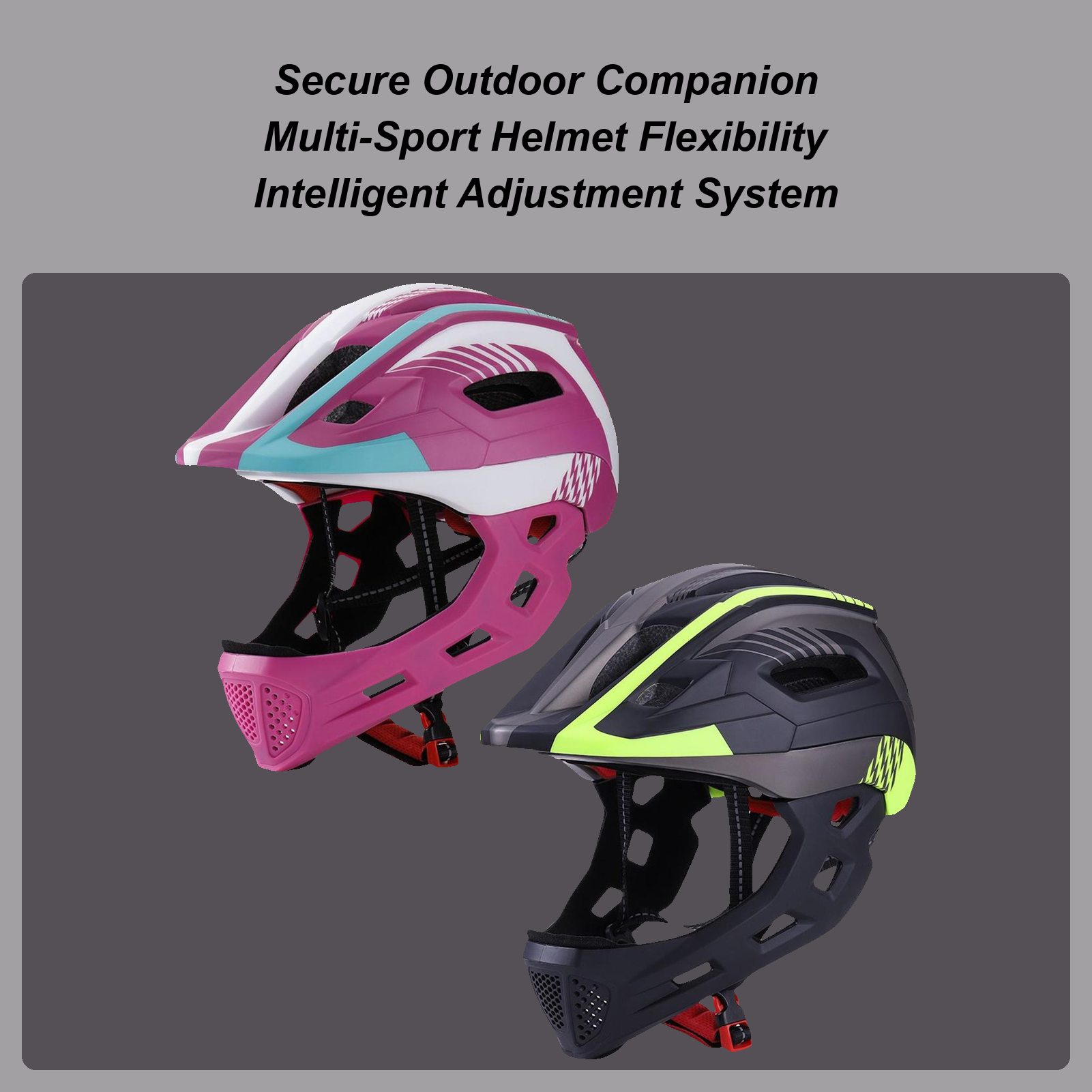 Cycling Gear For Beginners - Youth Full Face Helmet Cycling Head