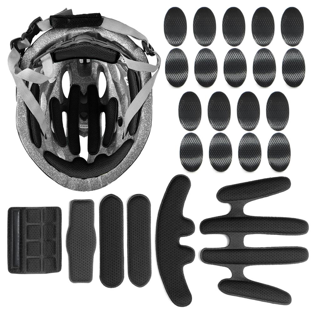 Cycling Gear Helmet - 24pcs/set Helmet Padding Kits Sealed Sponge