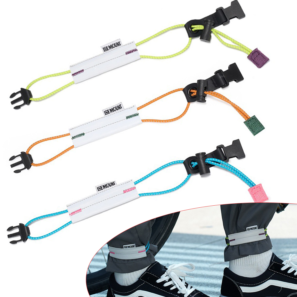 Cycle Gear - Reflective Cycling Pants Strap Adjustable Bike