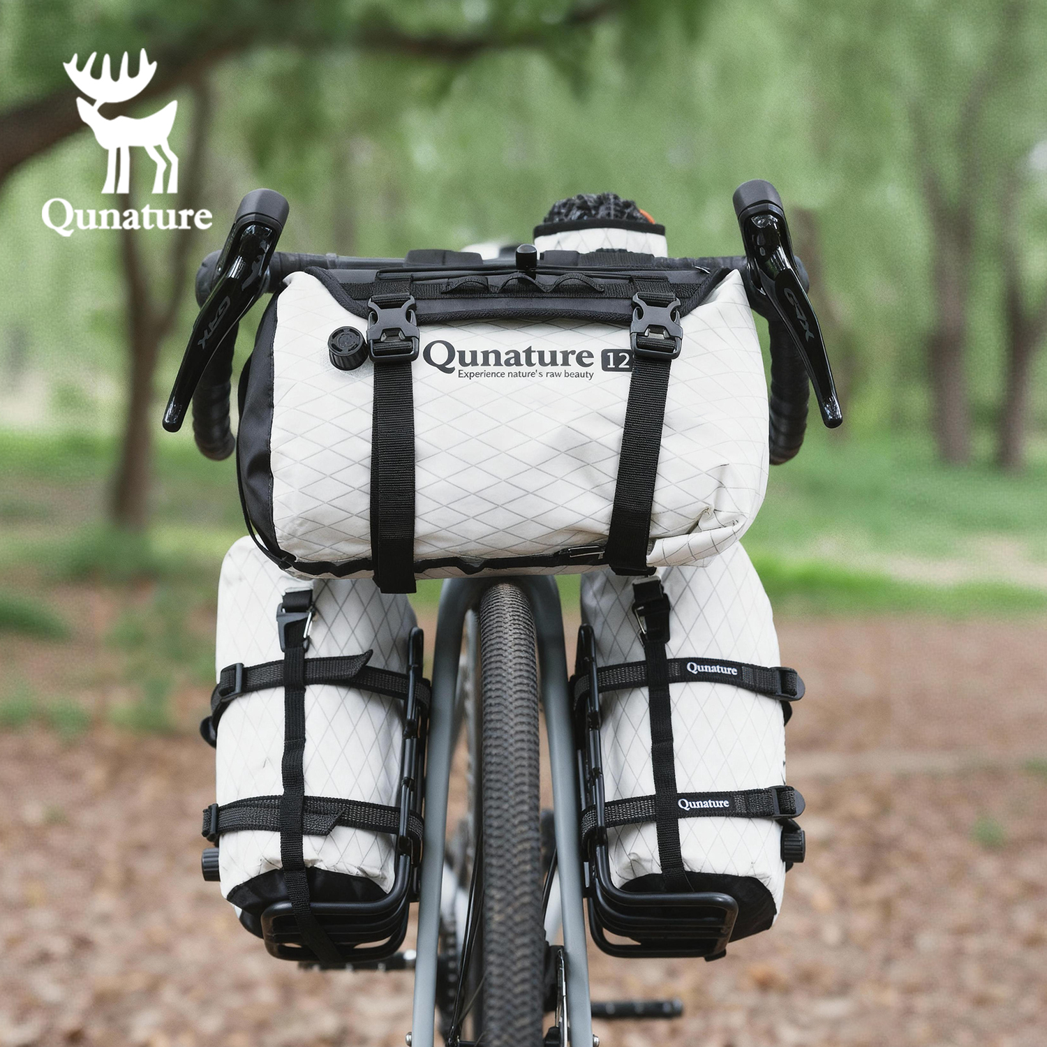 Cycling Gear Shelf - Qunature Bikepacking Bike Bag MTB Road