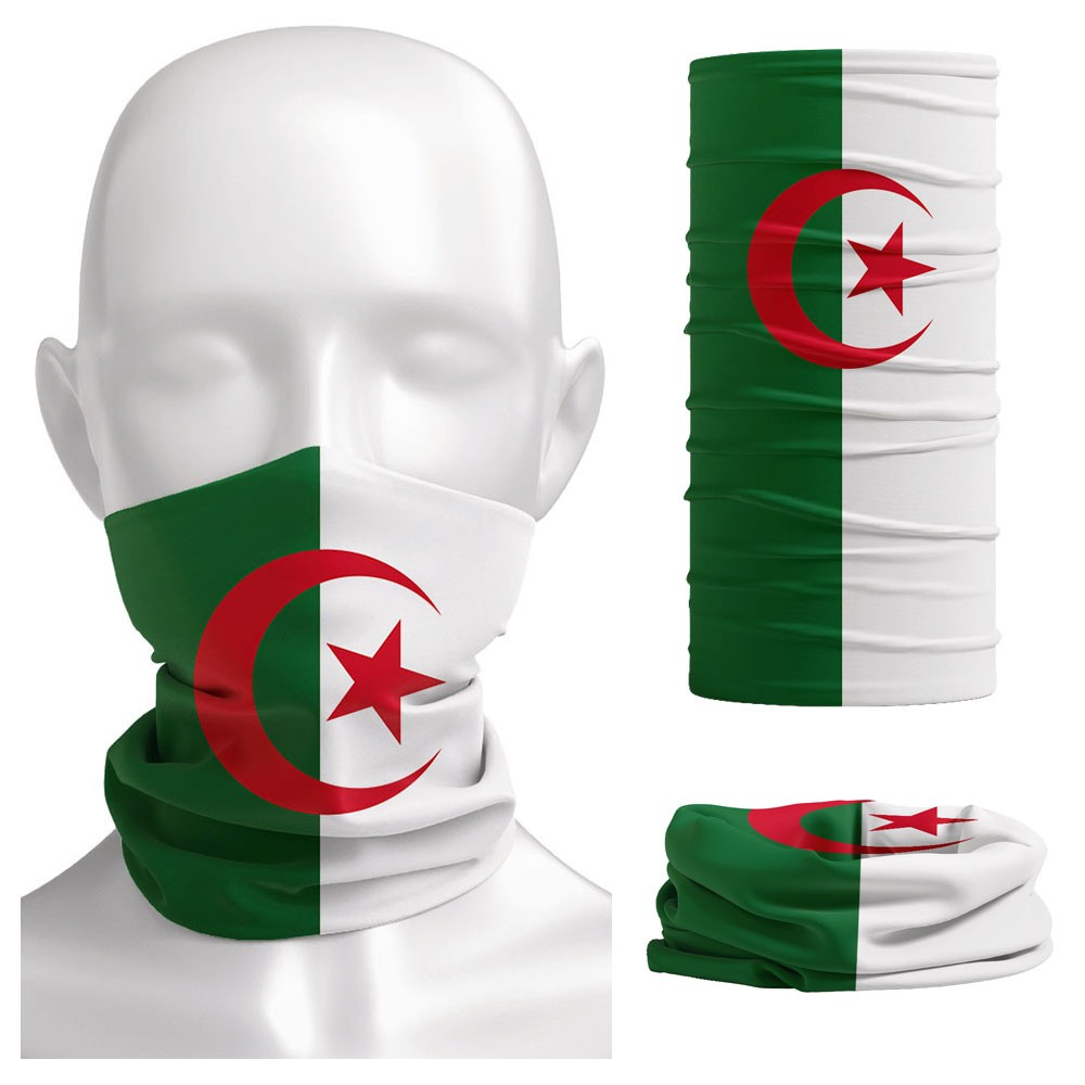 Cycle Gear - Algeria Flag Printed Bandana Headwear Riding