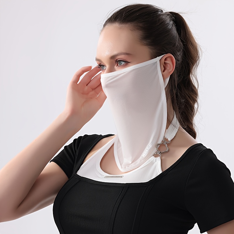 Cycling Face Mask - Ice Silk Sun Face Mask, Breathable