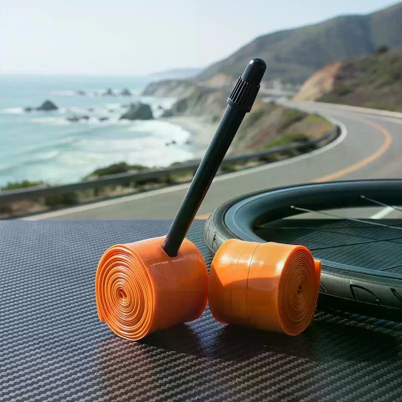 Road Bike Tire - 28g Orange Bike TPU Inner Tube