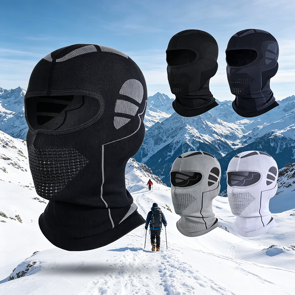Cycling Gear Helmet - Men Women Cold-Proof Thermal Scarf Winter