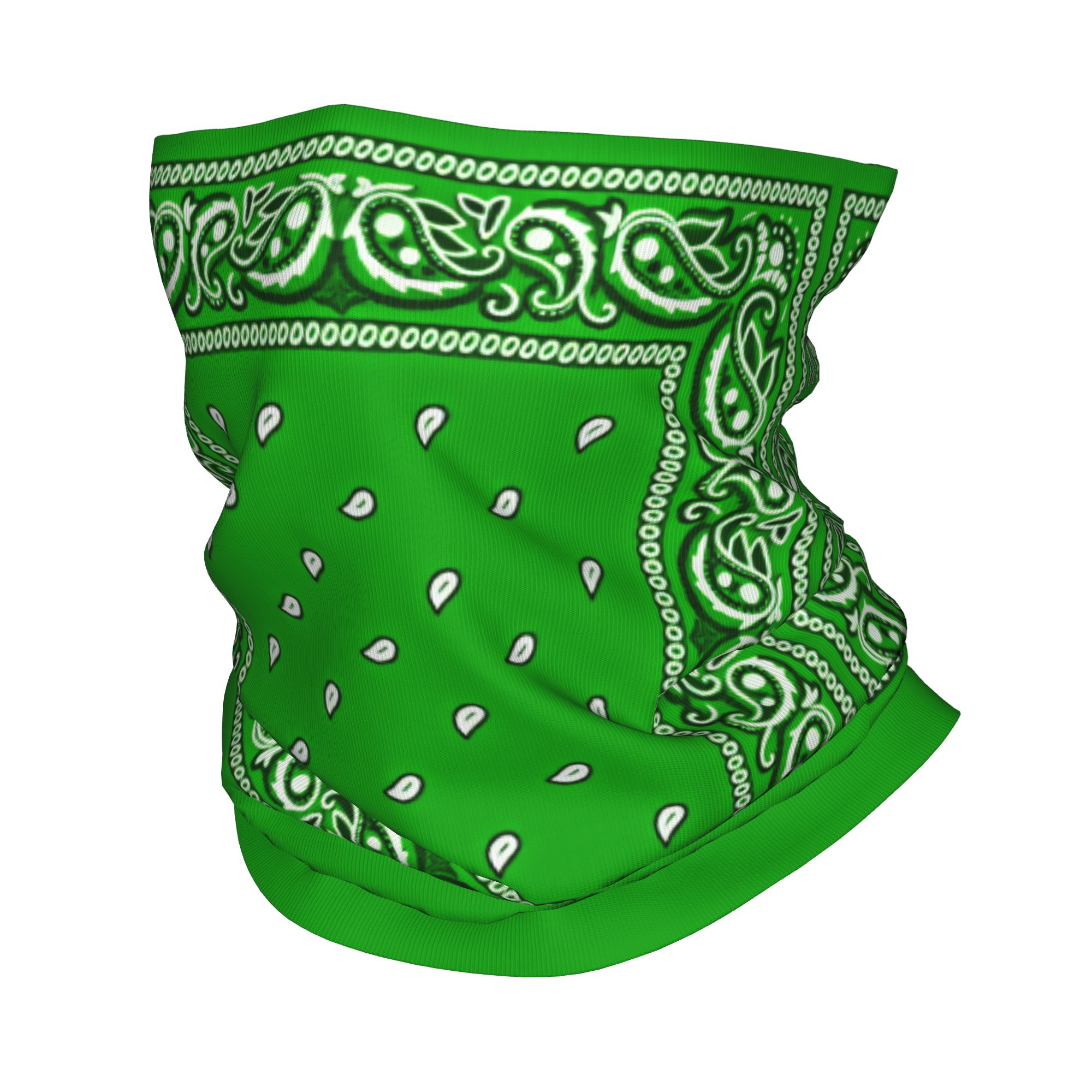 Cycling Face Mask - green Bandana Cool Cycling Mask Riding