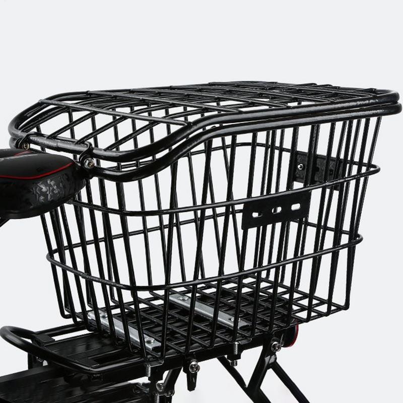 Bike Rear Basket Metal Bicycle - Cycling Gear Shelf review and price