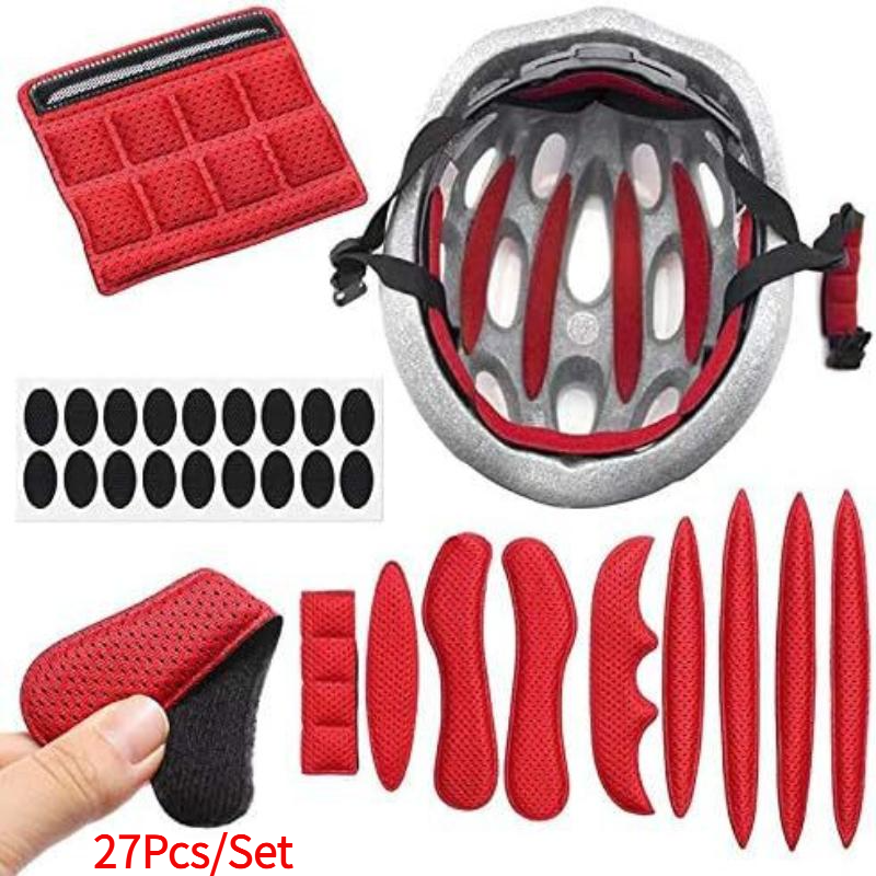 27Pcs/Set Helmet Padding Kits  - Cycling Gear Helmet review and price