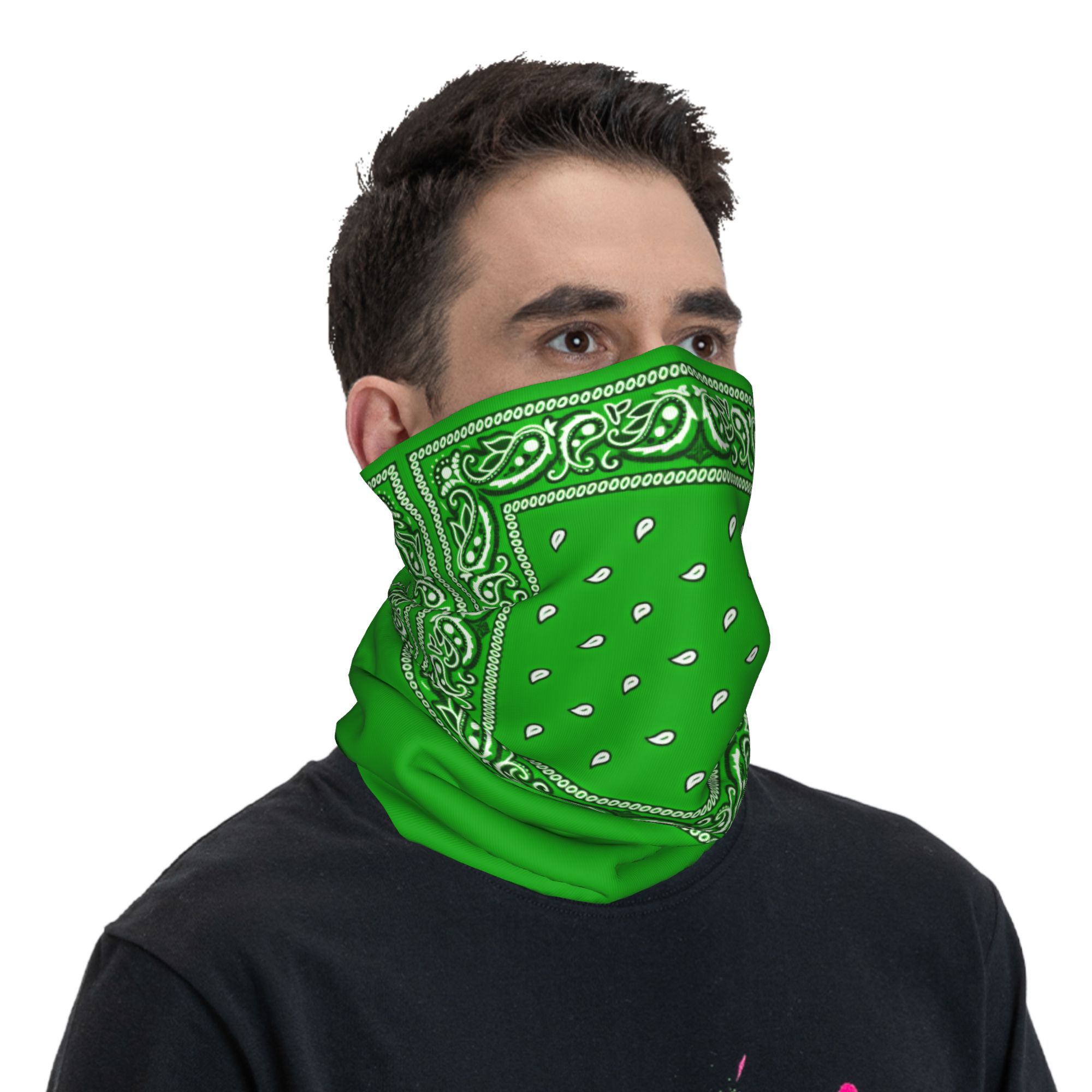 green Bandana  Cool Cycling Ma - Cycling Face Mask review and price